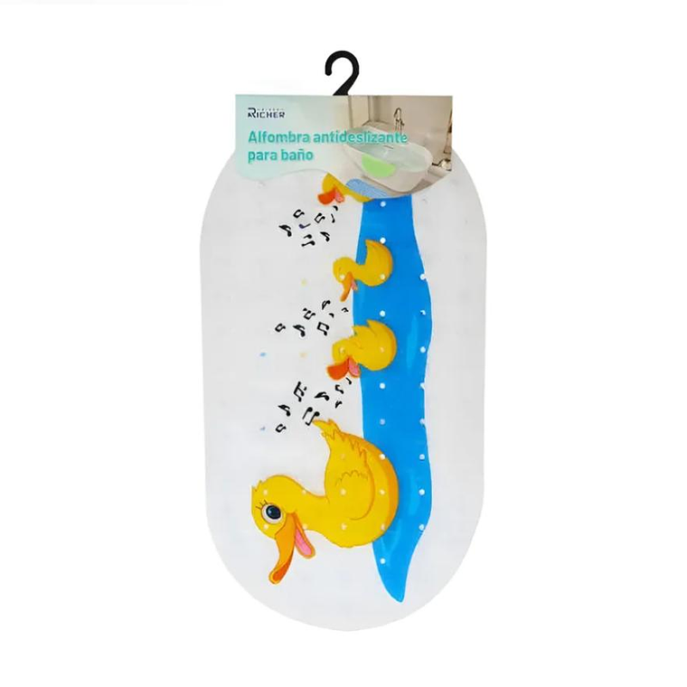 Alfombra antideslizante infantil para baño 67x36 cm 3