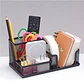 Organizador De Escritorio Metálico Malla 3 Compartimentos - Miniatura 4