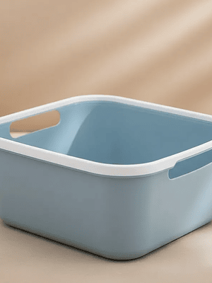 Caja Canasto Organizador Plástico Multiuso 17x16x9cm