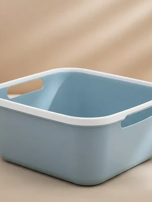 Caja Canasto Organizador Plástico Multiuso 17x16x9cm