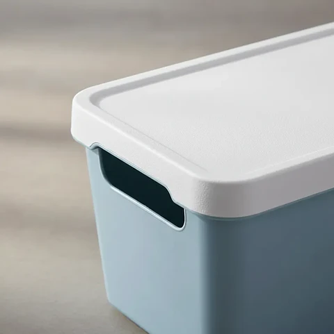 Caja Organizadora Plástica Con Tapa 33x17.5cm 