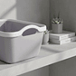 Canasto Organizador Plástico Multiuso Con Asas 21x15x11.5cm - Miniatura 1