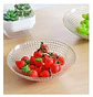 Fuente Frutero Ensaladera de Plástico con Borde Dorado 23cm - Miniatura 7