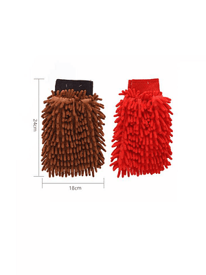 Guante de Microfibra para Limpieza y Lavado 24x18cm