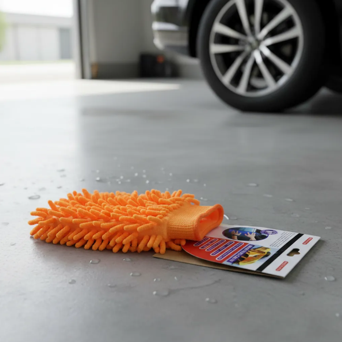 Guante de Microfibra para Limpieza y Lavado 24x18cm 1