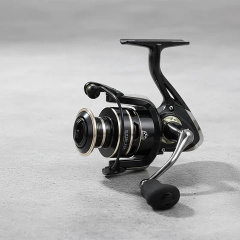 Carrete De Pesca Spinning Metálico Serie BC6000 Negro