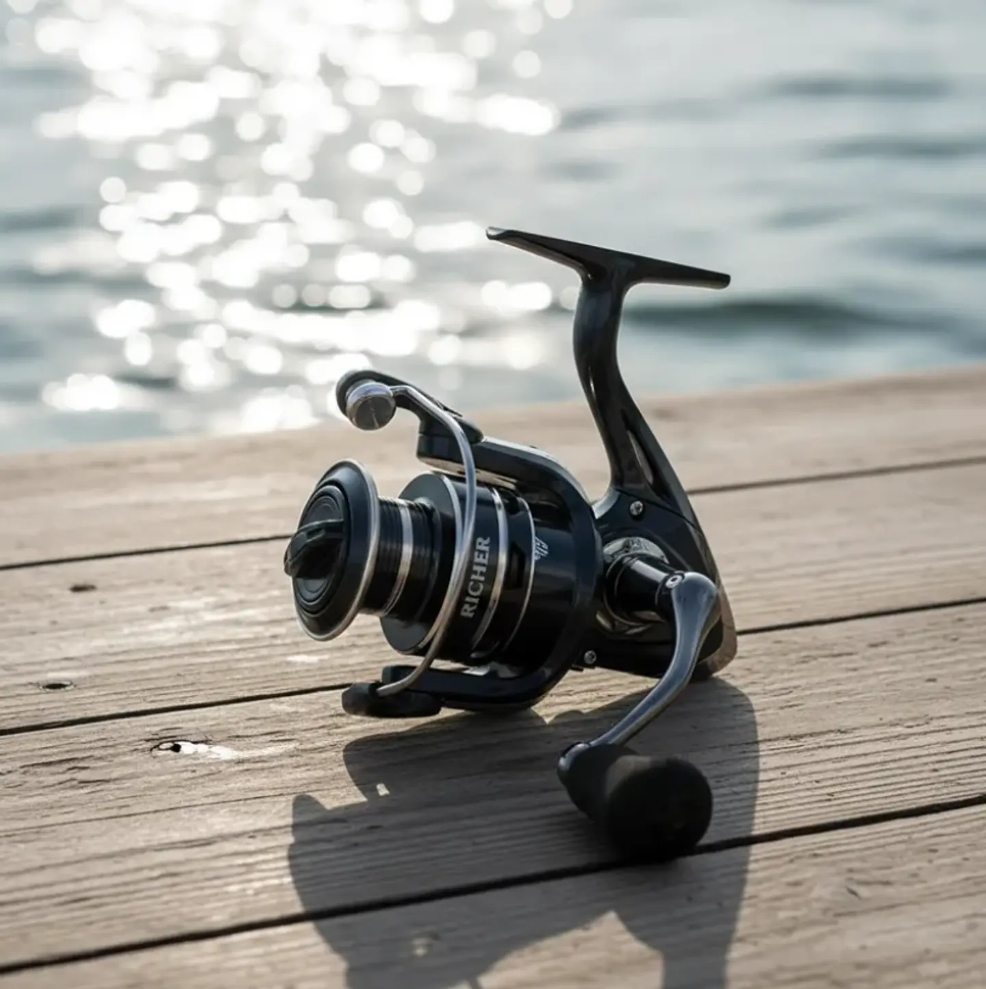 Carrete De Pesca Spinning  BC3000 Metálico Negro 4