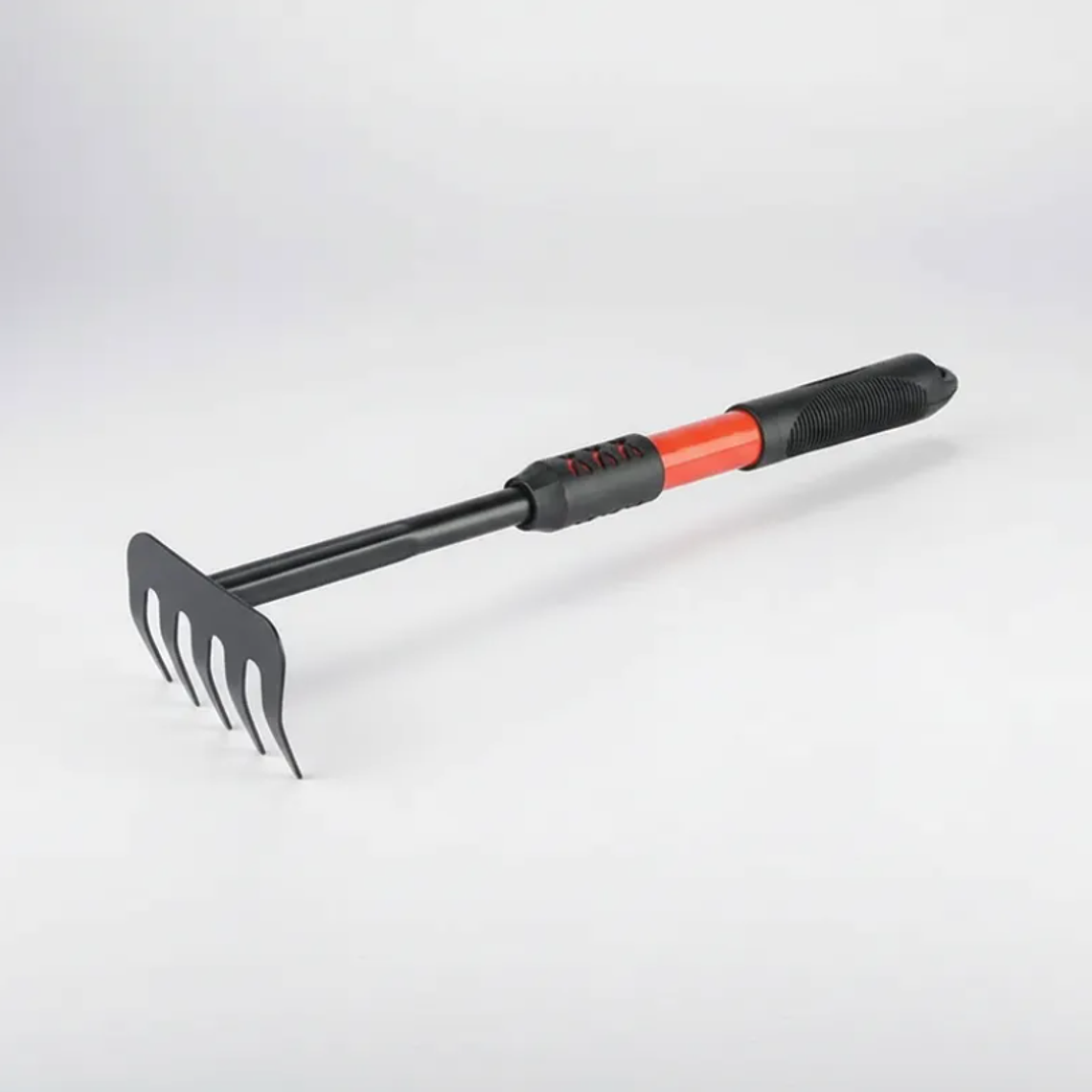 Rastrillo de Mano para Jardín Cultivador Metálico 5 Dientes 5