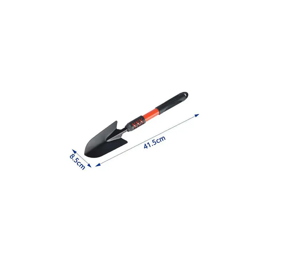 Pala De Jardín Metálica Mango Largo Ergonómico 41.5cm 4