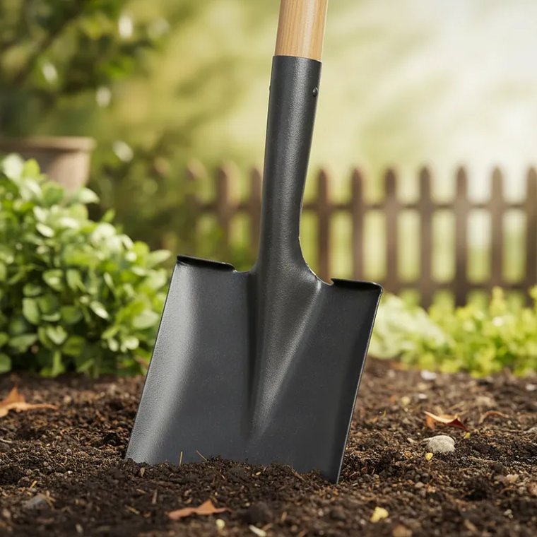 Pala Cuadrada Jardín Mango Madera 68cm 4