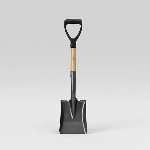 Pala Cuadrada Jardín Mango Madera 68cm