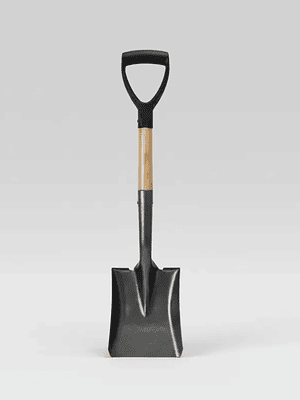 Pala Cuadrada Jardín Mango Madera 68cm