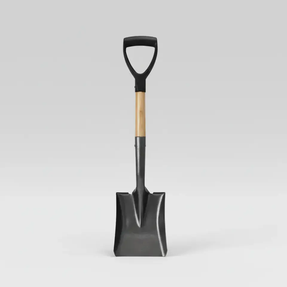 Pala Cuadrada Jardín Mango Madera 68cm 2