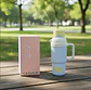 Vaso Térmico Portátil Con Asa Y Tapa Varios Colores Pastel - Miniatura 1