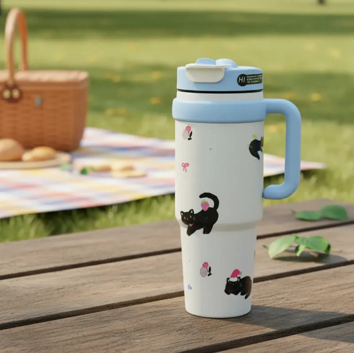 Vaso Térmico Infantil Con Asa Y Tapa Diseños Acero Inoxidable 6