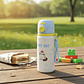 Botella Térmica Infantil Acero Inoxidable Con Bombilla Kawaii - Miniatura 6