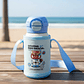 Botella Térmica Infantil Acero Inoxidable Con Funda Y Correa - Miniatura 6