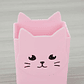 Set x4 Portalápices Organizador Gato Kawaii Colores Surtidos 10.5x15.6cm - Miniatura 2