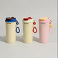 Vaso Térmico Para Café 550ml Portátil Con Tapa Y Correa - Miniatura 1