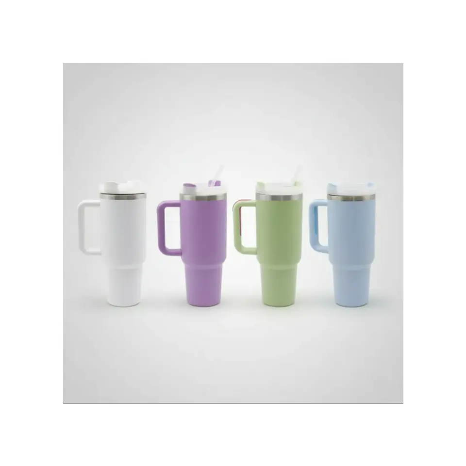 Vaso Térmico 1.2l Con Tapa, Asa Y Bombilla 9