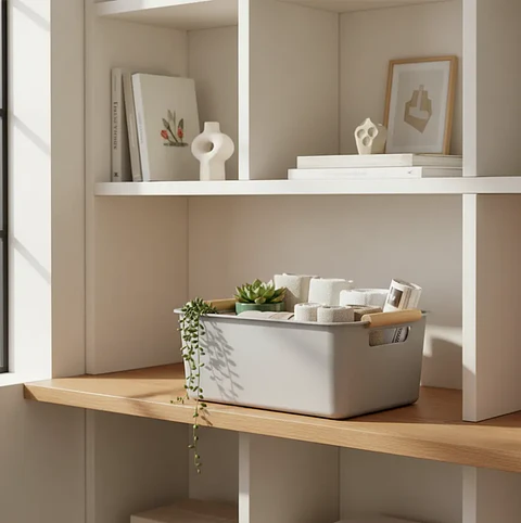 Caja Organizadora Plástica Multiuso 33x23x11cm