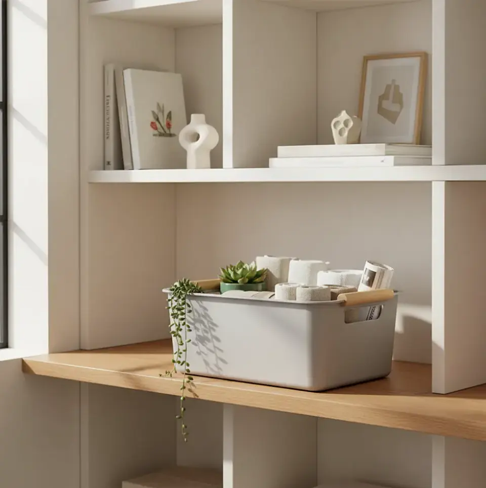 Caja Organizadora Plástica Multiuso 33x23x11cm 1