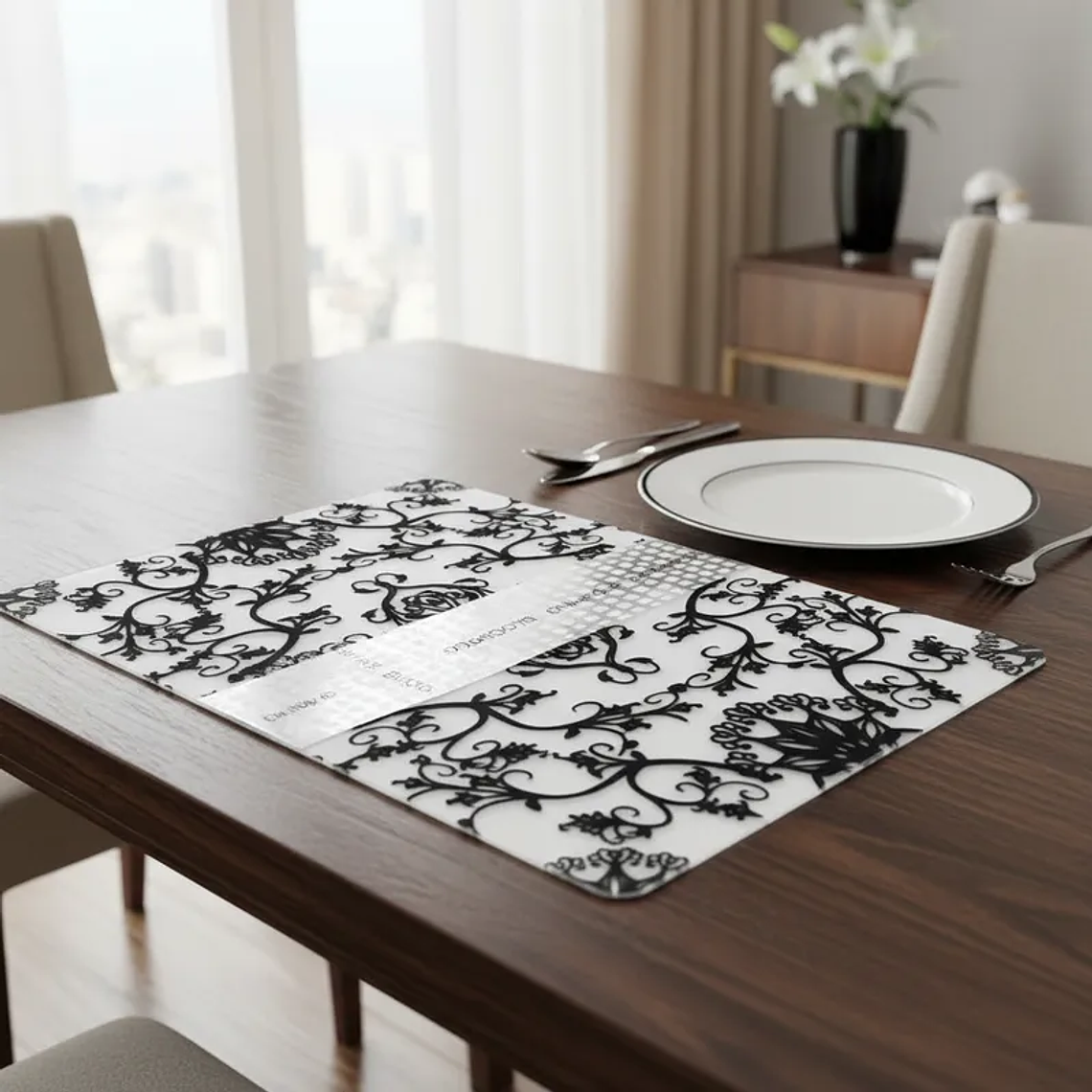 Set 6 Individuales Y 6 Posavasos 27.5x42cm 1