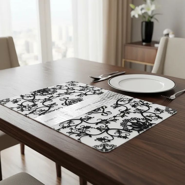 Set 6 Individuales Y 6 Posavasos 27.5x42cm 1