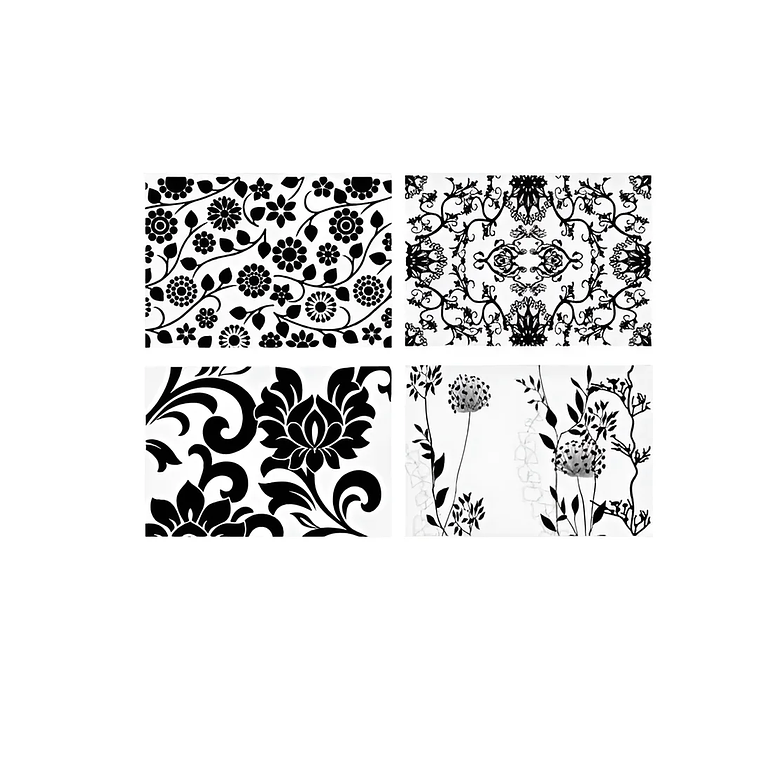 Set 6 Individuales Y 6 Posavasos 27.5x42cm 3