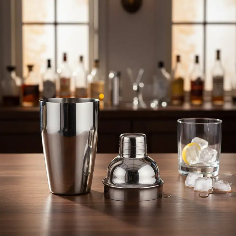Coctelera Acero Inoxidable 750ml para Bar y Tragos 1