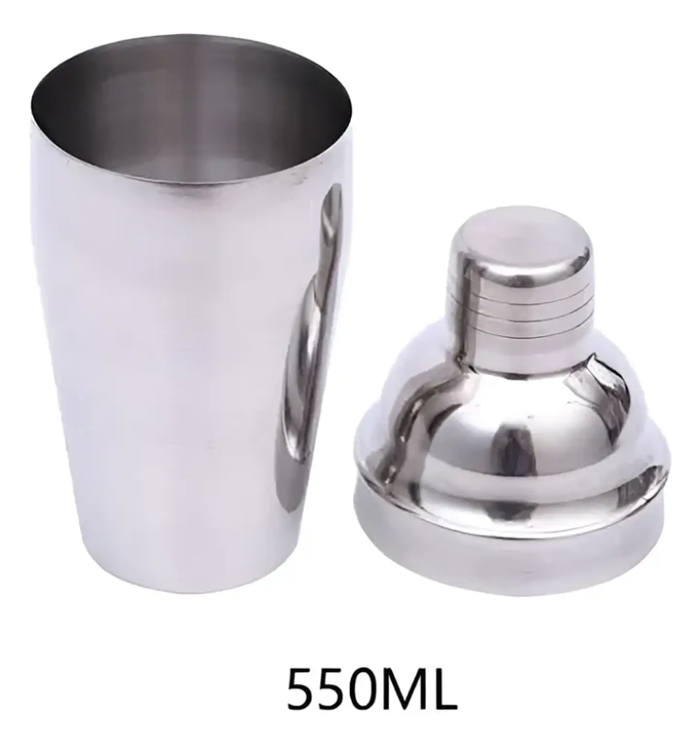 Coctelera  De Acero Inoxidable 550ml Para Tragos Bar 4