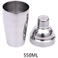 Coctelera  De Acero Inoxidable 550ml Para Tragos Bar - Miniatura 4