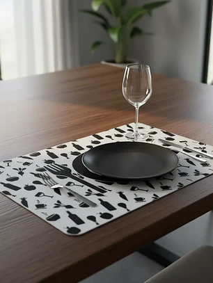 Set 6 Individuales + 6 Posavasos 42x27.5cm