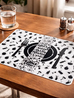 Set 6 Individuales + 6 Posavasos 42x27.5cm