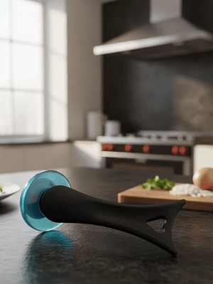 Mango De Repuesto Universal Para Olla O Sartén 13cm Negro