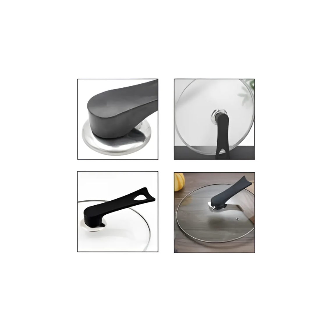 Mango De Repuesto Universal Para Olla O Sartén 13cm Negro 5