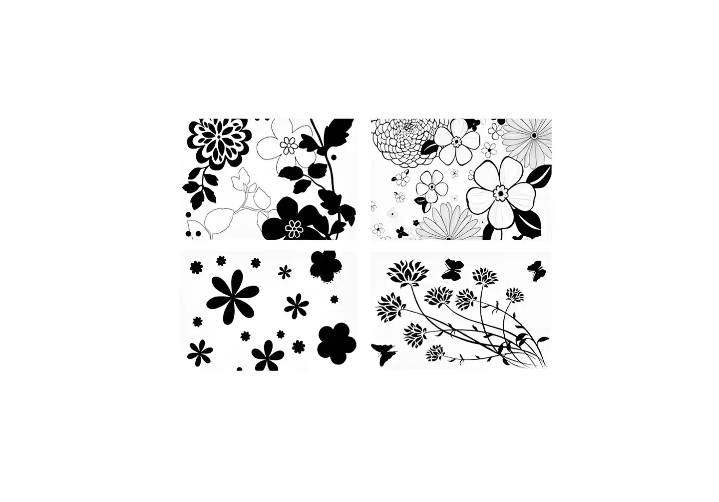 Set 6 Individuales + 6 Posavasos Floral 42x27.5cm 4