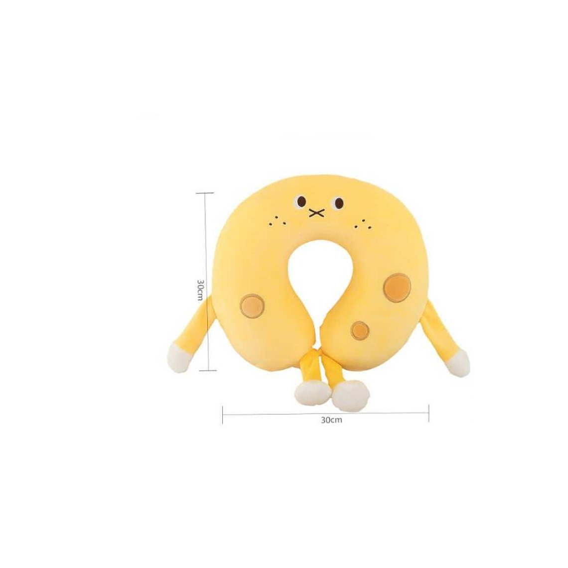 Cojín De Cuello Infantil Peluche Animalitos Colores Surtidos 2