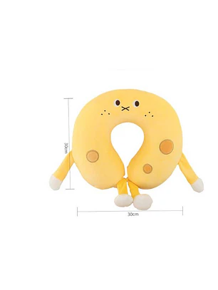 Cojín De Cuello Infantil Peluche Animalitos Colores Surtidos