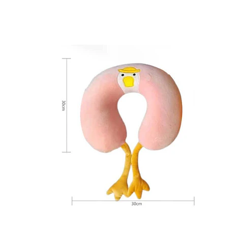 Cojín De Cuello Para Viaje Infantil Diseño Pato Peluche Suave