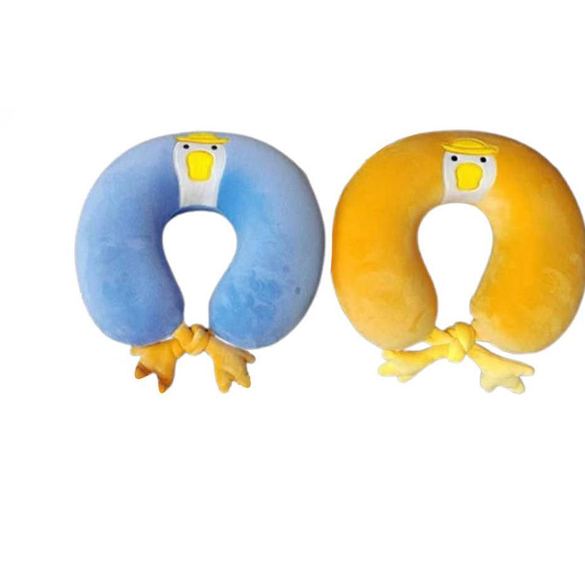 Cojín De Cuello Para Viaje Infantil Diseño Pato Peluche Suave 4