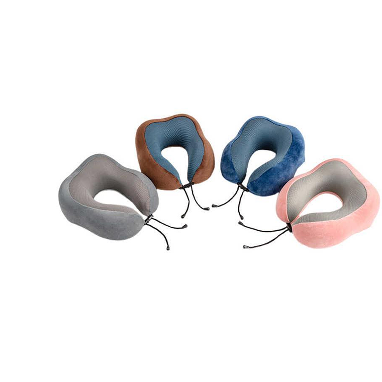 Almohada Cojín De Viaje Para Cuello Ergonómico Viscoelástico 7