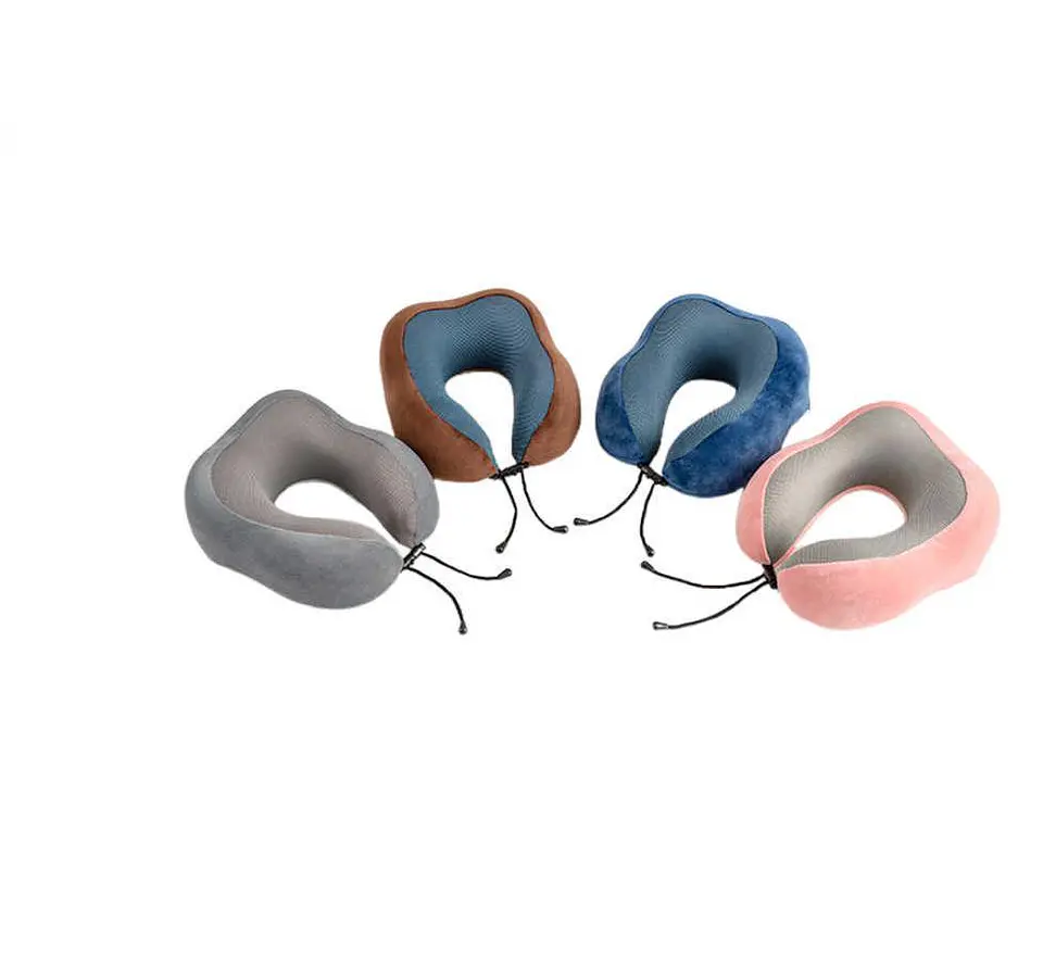 Almohada Cojín De Viaje Para Cuello Ergonómico Viscoelástico 7