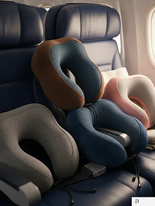 Almohada Cojín De Viaje Para Cuello Ergonómico Viscoelástico