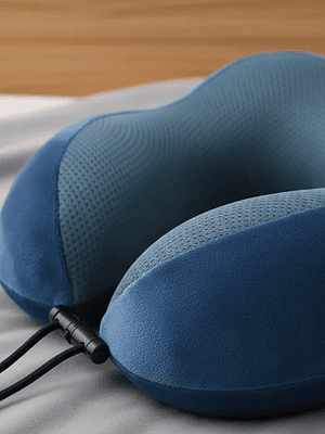 Almohada Cojín De Viaje Para Cuello Ergonómico Viscoelástico