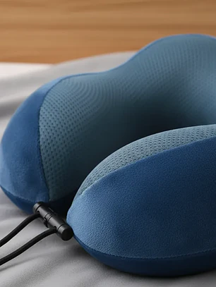 Almohada Cojín De Viaje Para Cuello Ergonómico Viscoelástico