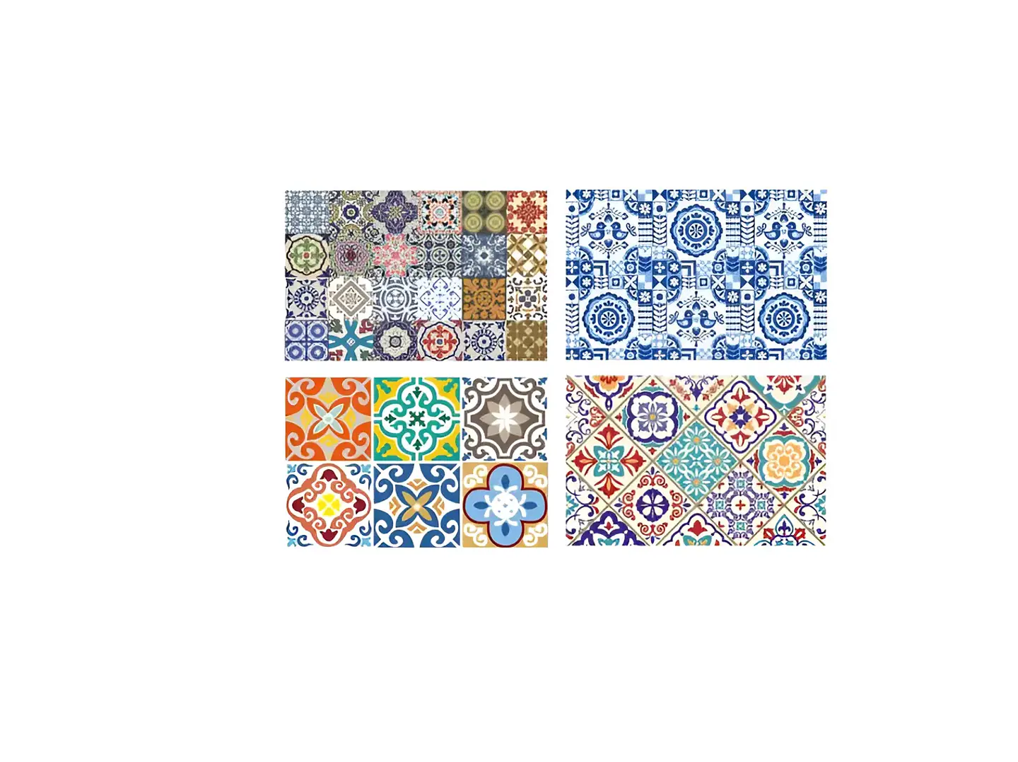 Set 6 Individuales y 6 Posavasos Mandalas 42x27cm 4