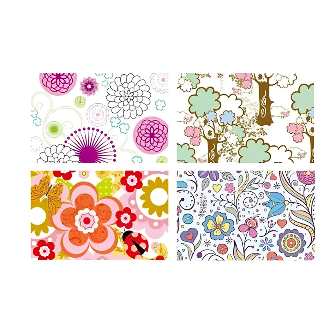 Set 6 Individuales y 6 Posavasos Estampados 42x27.5cm 4