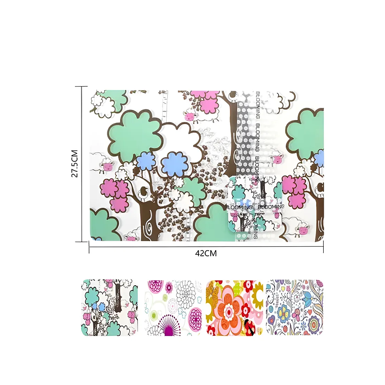 Set 6 Individuales y 6 Posavasos Estampados 42x27.5cm 5