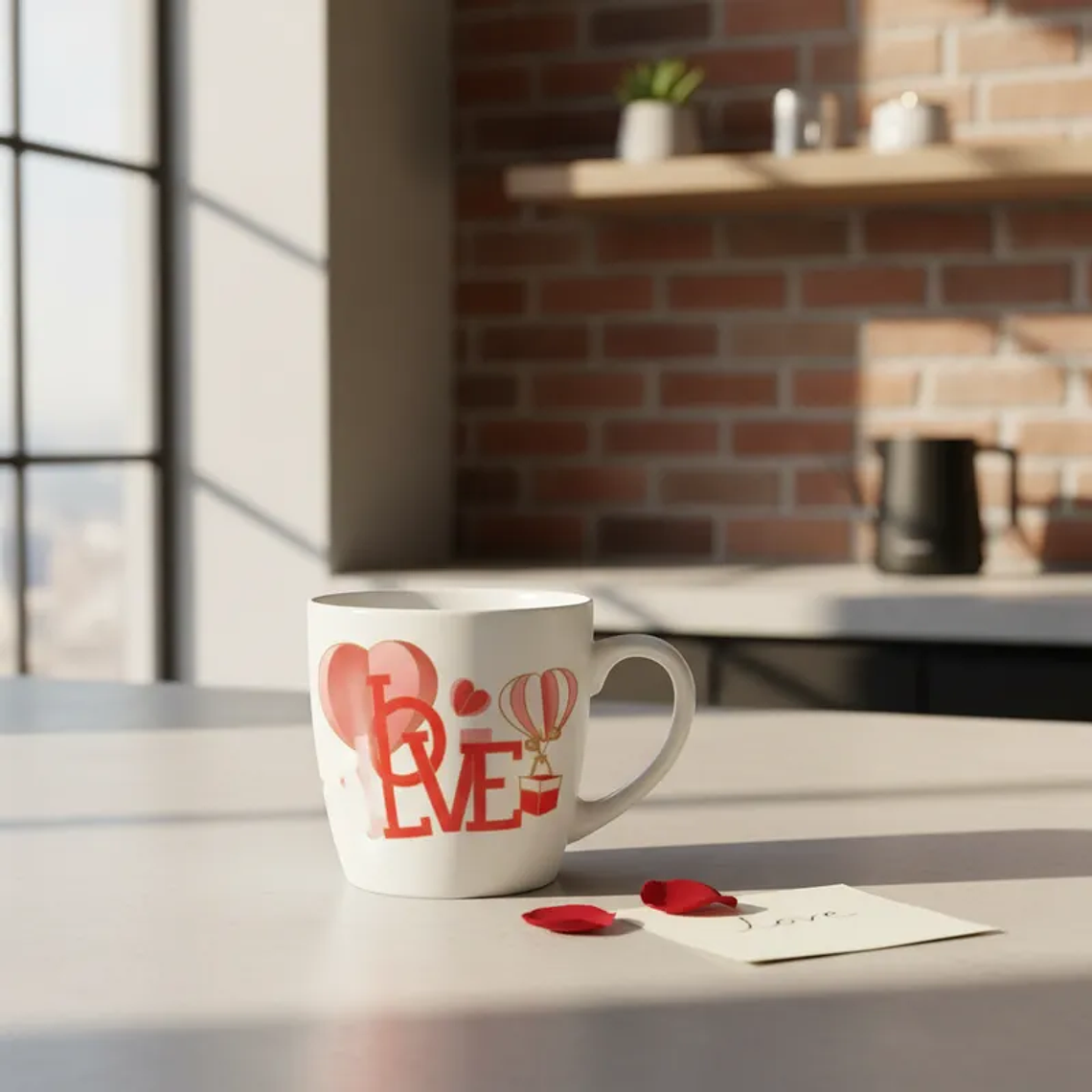 Set taza y billetera san valentin, dia de la madre 8x9cm 2